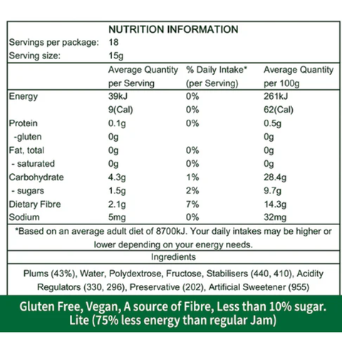 Plum Jam Spread 280g