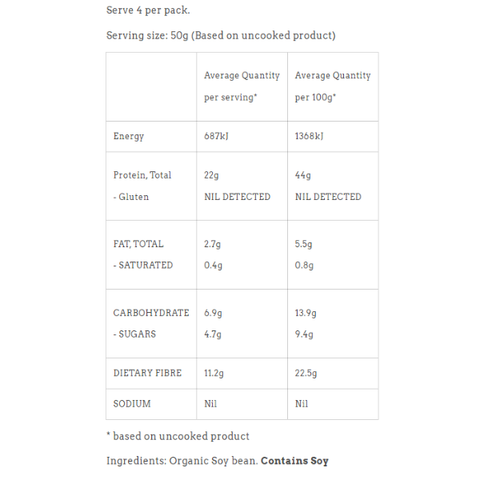 Organic Low Carb Spaghetti - 200gm