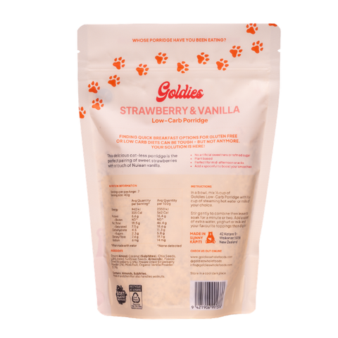 Strawberry & Vanilla Keto Porridge 280g