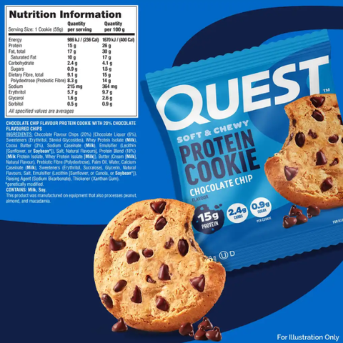 Choc Chip Protein Cookie