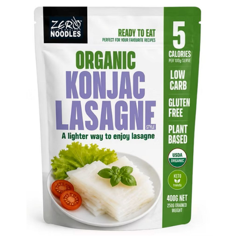 Zero Slim & Healthy Lasagne Organic Konjac Lasagna Sheet | 400g