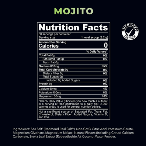 Re-Lyte® Hydration Electrolyte Powder / Mojito 60 serve