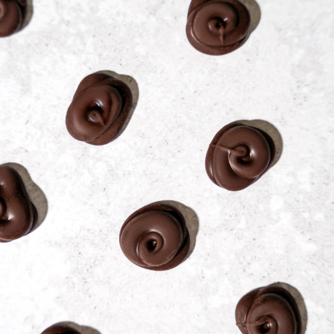 SOLY'S CHOCOLATE SWIRLS 70% CACAO, 500G REFINED SUGAR FREE