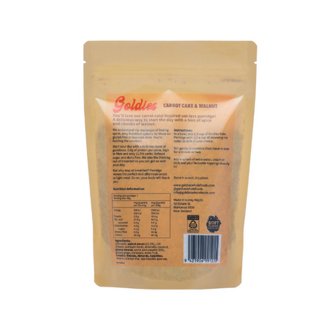 Carrot Cake & Walnut Keto Porridge 275g