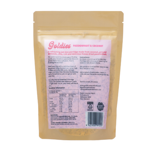 Passionfruit & Coconut Keto Porridge 280g