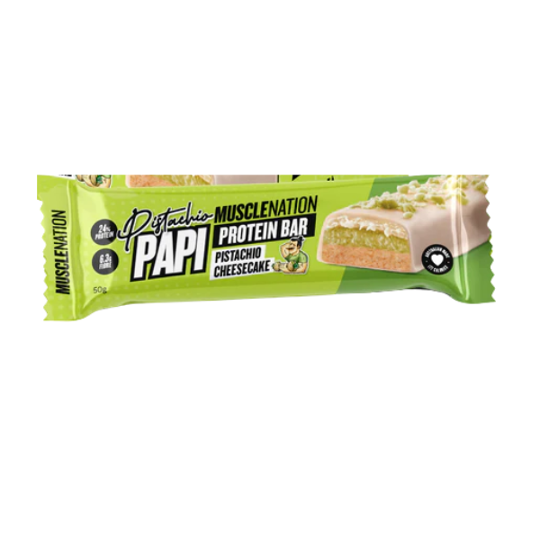 Pistachio Papi Cheesecake Protein Bar x 1 bar – Low Carb Haven