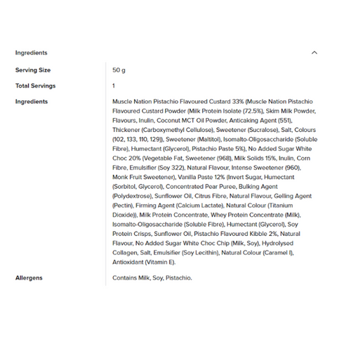 PISTACHIO PAPI Protein Bar x 1 bar