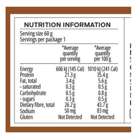 FIBRE BOOST BISCUIT 60g x 12 BOX BUNDLE Cold Pressed Protein Bar -