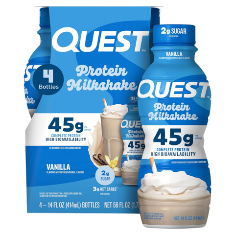 Vanilla Protein Shake, 45g Protein 4 Pack