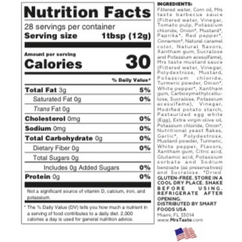 Zero Sugar Mrs fil-A Dipping Sauce 335g