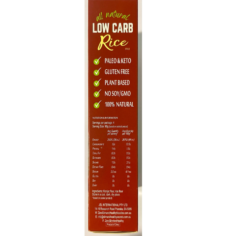Zero Low Carb Rice Zero - Low Carb Rice 1kg – Low Carb Haven