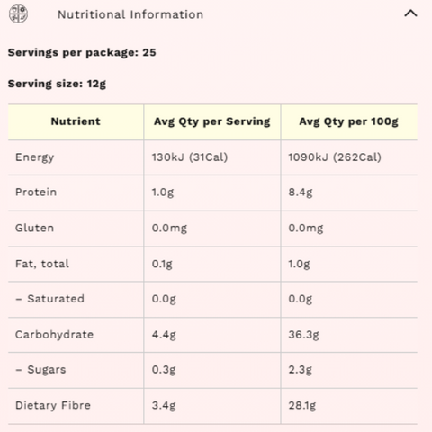 Nu Harvest Gorgeous Greens Mango 300g