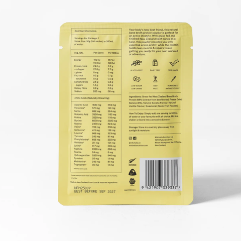 Bone Broth Protein Single Serve | Real Banana SACHET