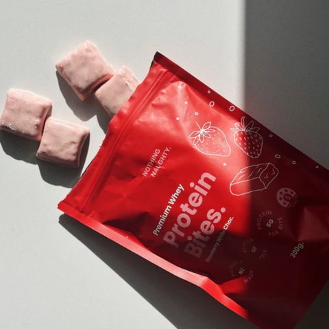 Strawberry White Chocolate Whey Protein Bites 300g