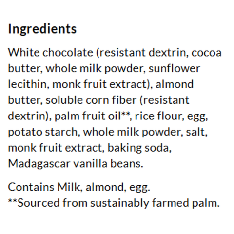 Jolies White Chocolate Cookies