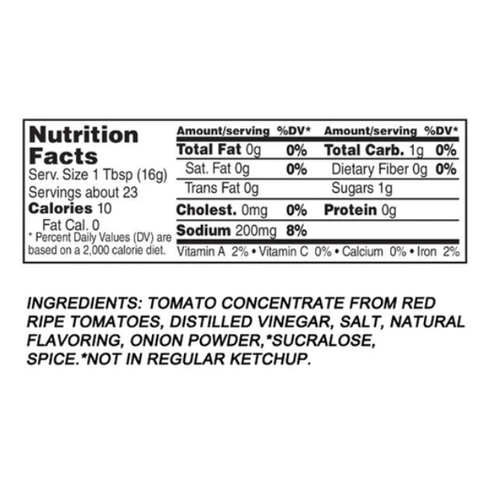 Heinz No Sugar Added Tomato Ketchup 368ml