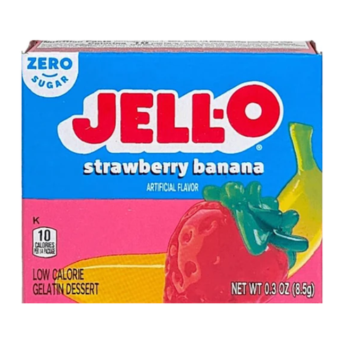 Jell-O Sugar-Free Instant Jelly - Strawberry Banana / One Pack
