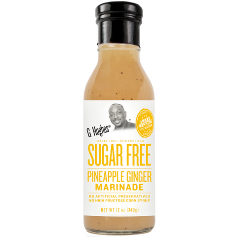 G. Hughes Smokehouse Sugar Free Marinade - Pineapple Ginger 340ml