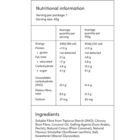 Caramel Chews 45g x 12 bags bundle box