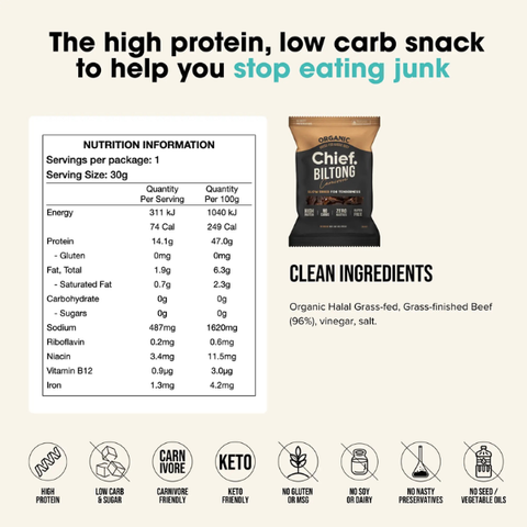 Carnivore Biltong 90g