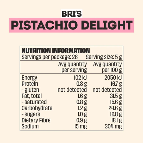 PISTACHIO & VANILLA SWEET TOPPER