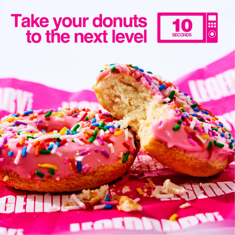 Pink Sprinkle Protein Donuts (2 Pack)