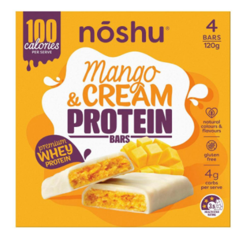 Mango & Cream protein bars - 4 bars