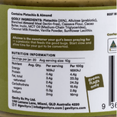 GOODSTACHIO- Sin Free Pistachio Spread