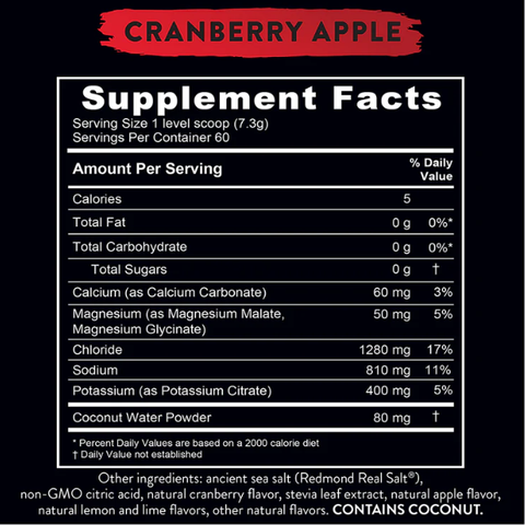 Re-Lyte® Hydration Electrolyte Powder / Cran Apple 60 Serve