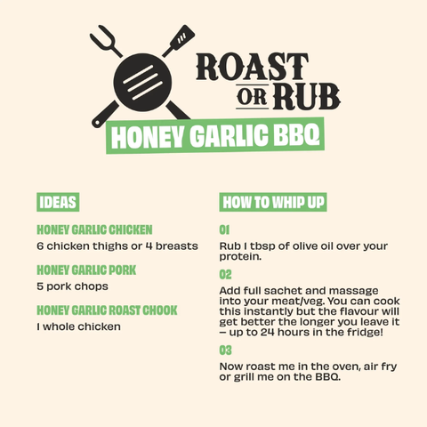 HONEY GARLIC BBQ RUB