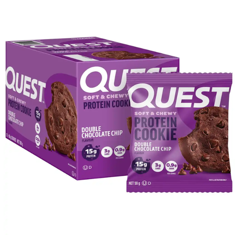 Double Choc Chip Cookie 59g x 12 BUNDLE