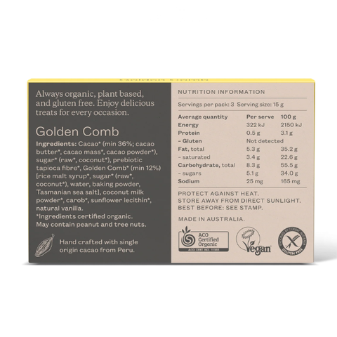 Pana Golden Comb Chocolate Bar 45g