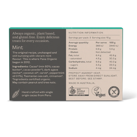 Pana Mint Chocolate Bar 45g