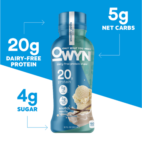 OWYN Protein Shake, Non-Dairy, Smooth Vanilla