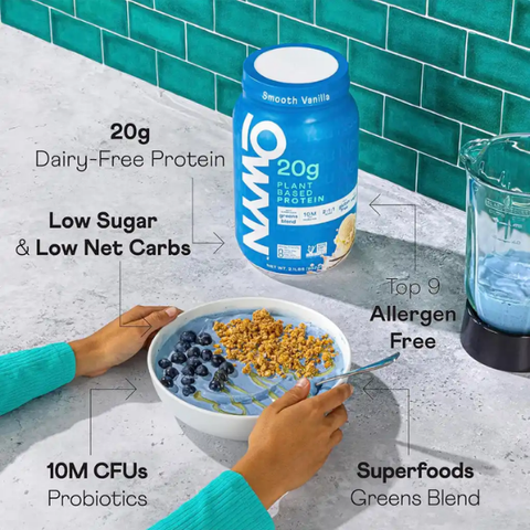 OWYN Plant-Based Protein Powder w/ Probiotics and Superfoods Greens VANILLA