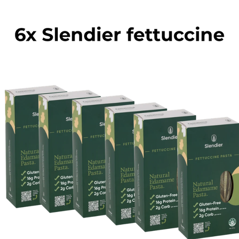 6 Box Bundle Slendier Edamame Fettuccine 200g
