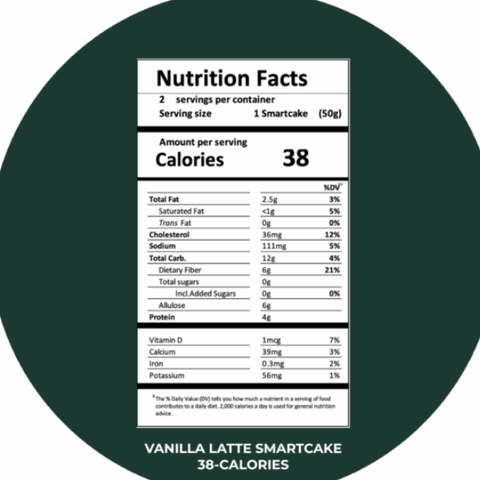 Vanilla Latte SmartCake 2 Pack