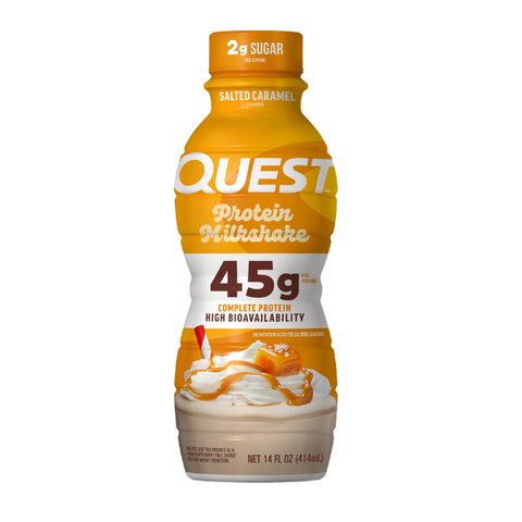 Quest Nutrition Salted Caramel Protein Shake, 45g Protein 414ml