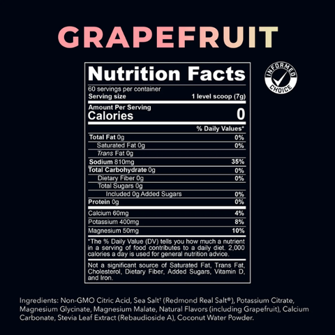 Re-Lyte® Hydration Electrolyte Powder / Grapefruit 60 serve