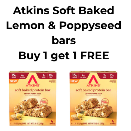 Soft Baked Lemon Poppyseed BUY 1 GET 1 FREE – Low Carb Haven
