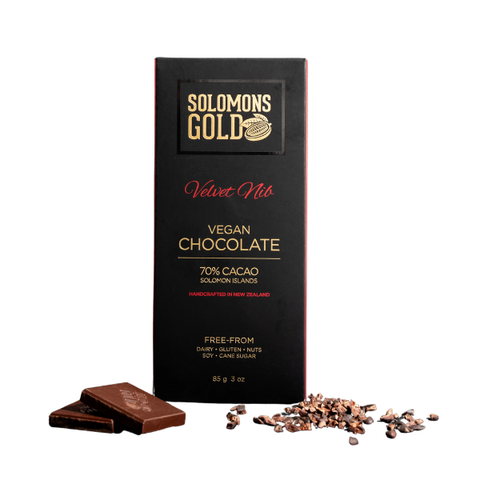 VELVET NIB 70% CHOCOLATE BAR - 85G