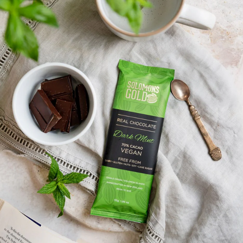 DARK MINT 70% CHOCOLATE BAR - 55G