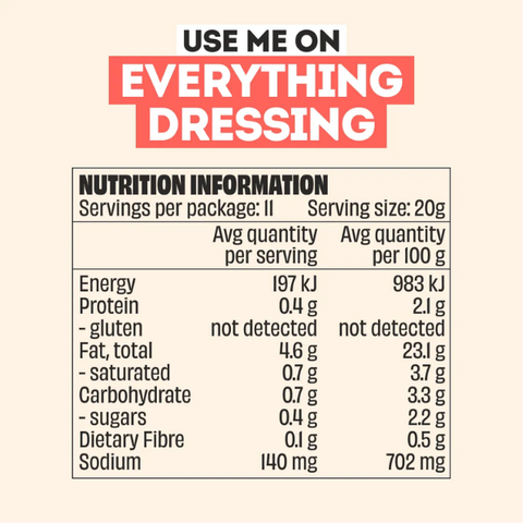 EVERYTHING DRESSING