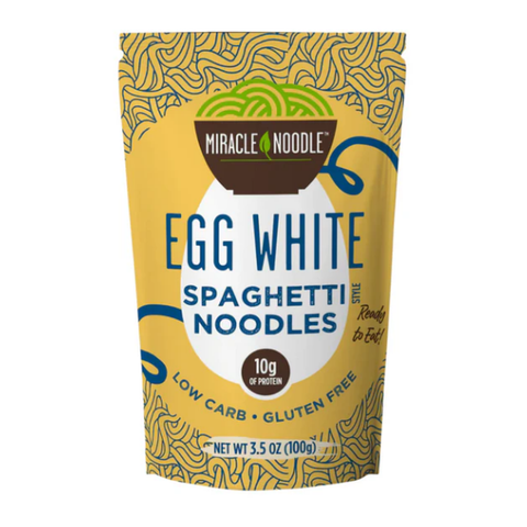 Miracle Noodle Egg White Noodles, 100g - Spaghetti