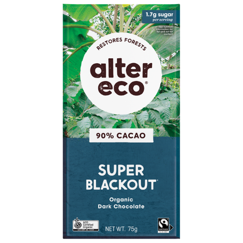 Alter Eco Super Blackout 90% Chocolate 90g
