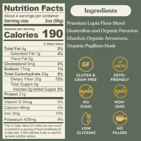 Low Carb Rotini Pasta