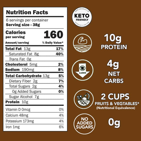 Keto Chocolate Protein Puffs 57g