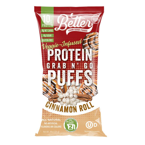 Breakfast Protein Puffs - Cinnamon Roll 30g