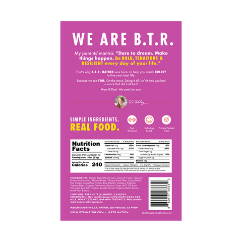 CINNAMON CASHEW CRUNCH PROTEIN+ Superfood Bar