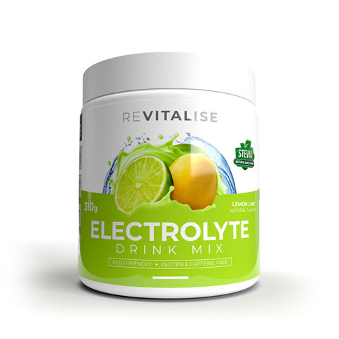 Keto Everyday ReVitalise Drink Mix - Lemon Lime Tub 90 serves